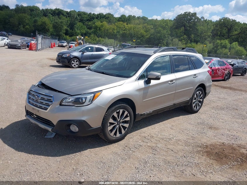 Vin: 4s4bsalc8f3315436, lot: 46471658, subaru outback 2.5i limited 20152