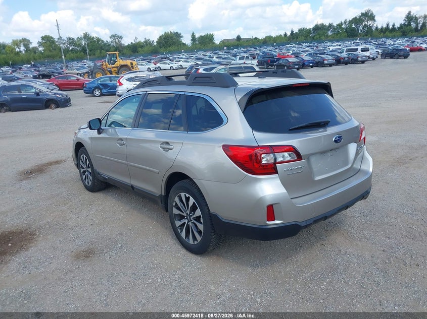 Vin: 4s4bsalc8f3315436, lot: 46471658, subaru outback 2.5i limited 20153
