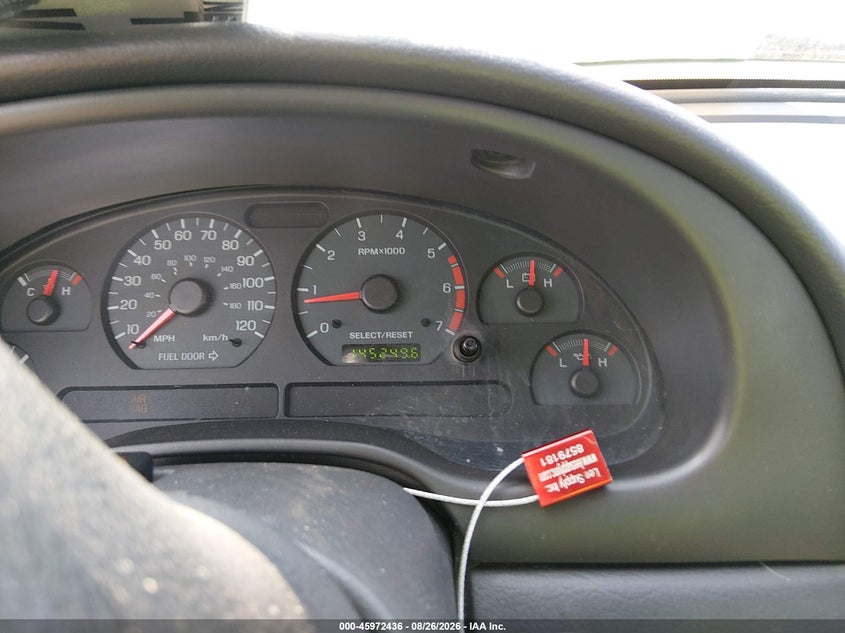 2003 FORD MUSTANG COUPE 3.8L V-6 REGULAR , 193HP