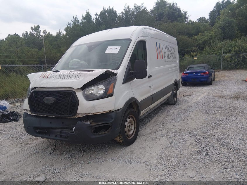 2021 Ford Transit, Front End, IAAI, VIN 1FTBR1C89MKA02023 — photo 2