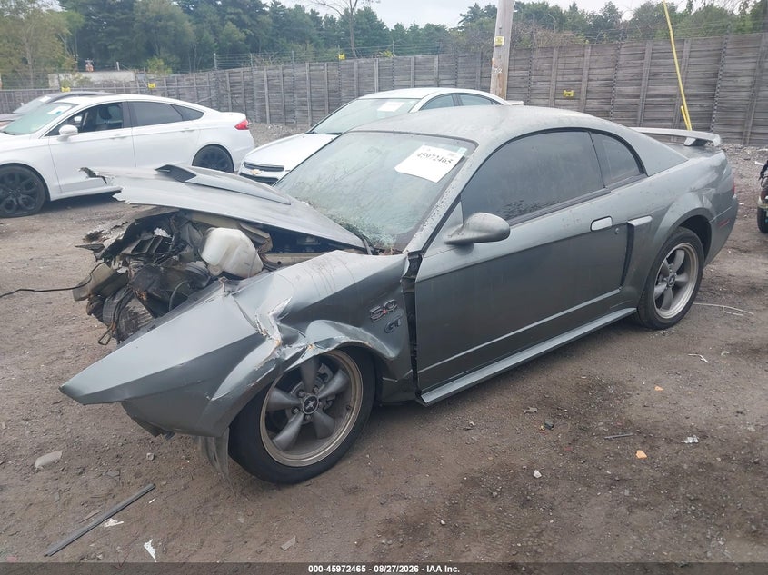 2001 Ford Mustang, Front End, IAAI, VIN 1FAFP42X71F208579 — photo 2