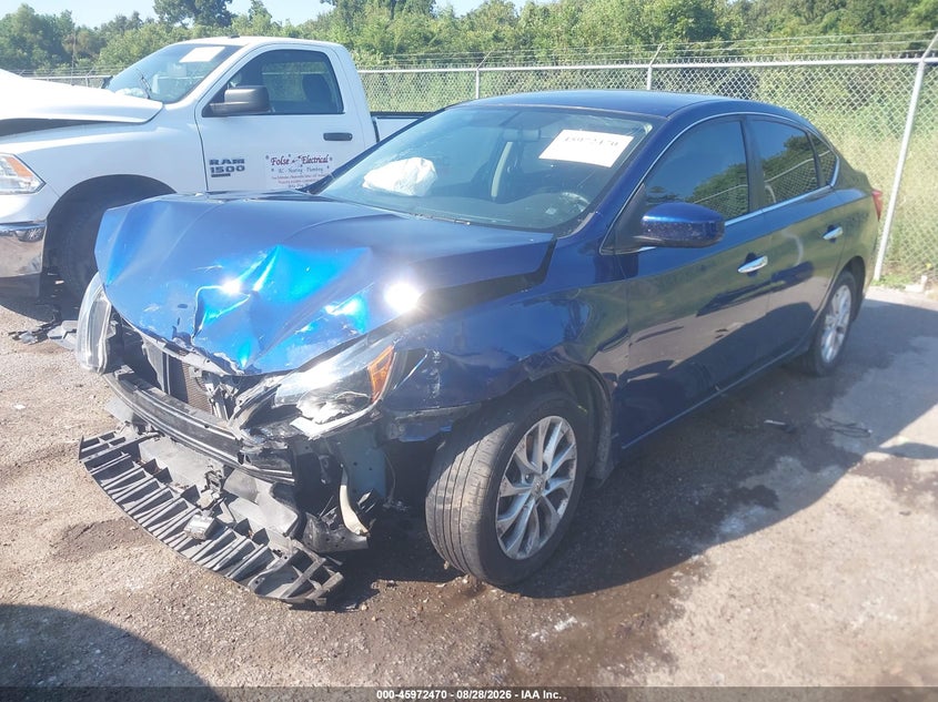2019 Nissan Sentra S, Front End, IAAI, VIN 3N1AB7AP4KY376585 — photo 2