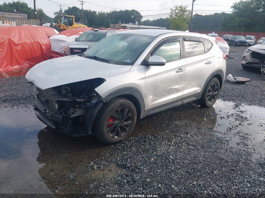2019 Hyundai Tucson, Удар спереду, IAAI, VIN KM8J2CA43KU839343 — фото 2