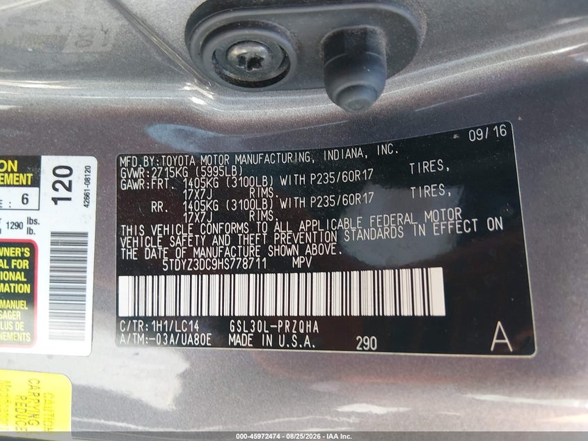 TOYOTA SIENNA - zdjęcie 9
