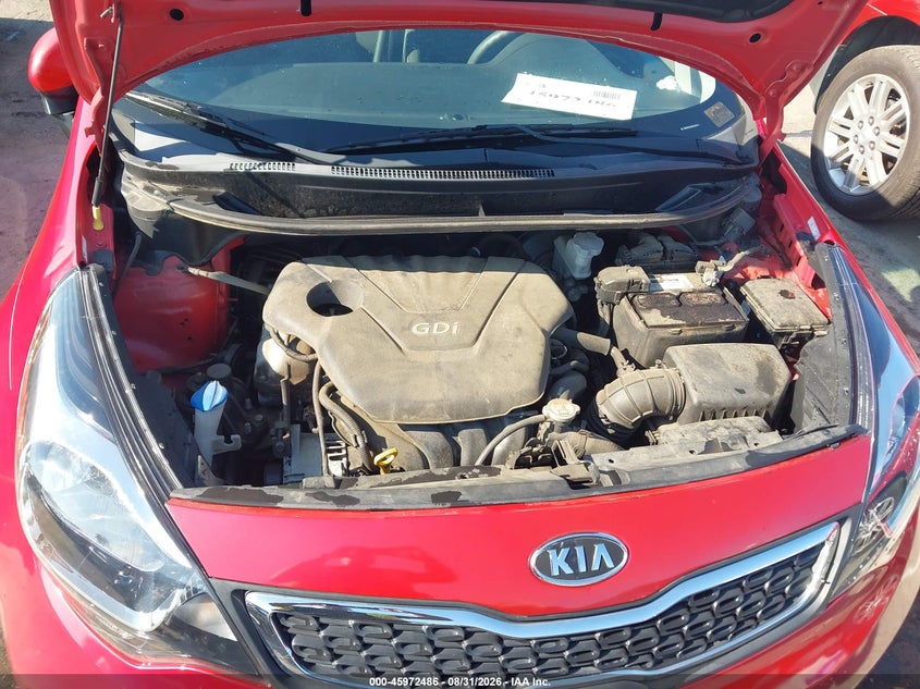 KIA RIO 2013 VIN KNADN4A35D6130178