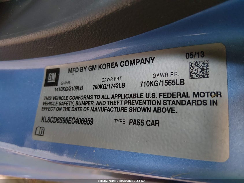 2014 CHEVROLET SPARK 1LT AUTO · Photo 9