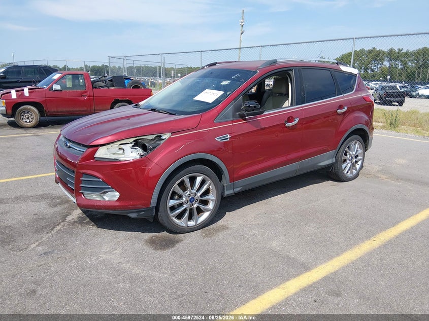 2014 Ford Escape, Vandalized, IAAI, VIN 1FMCU0GX1EUD91627 — photo 2