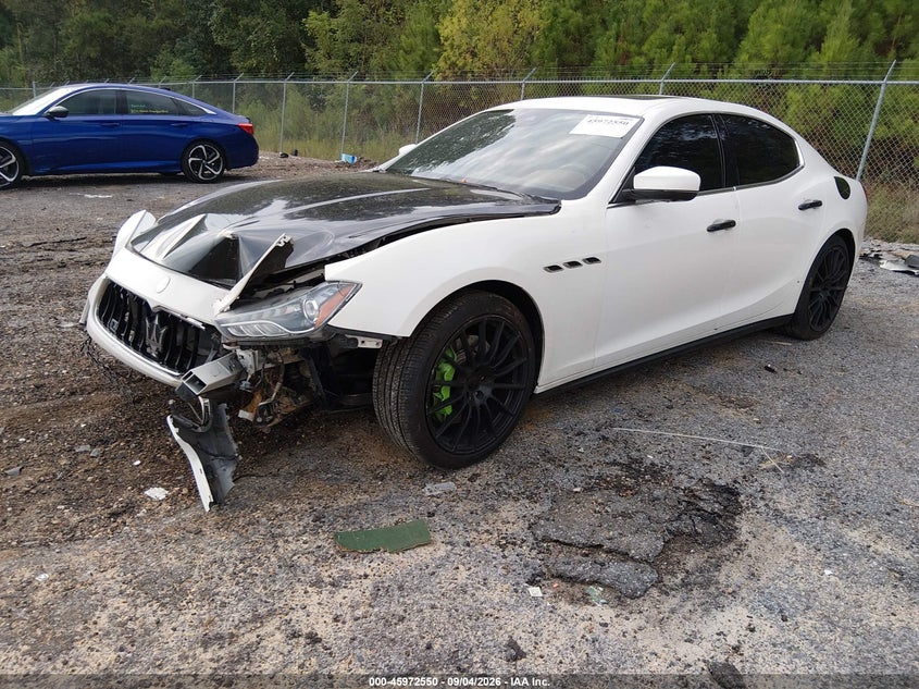 Vin: zam57rslxh1225492, lot: 46471790, maserati ghibli s 20172