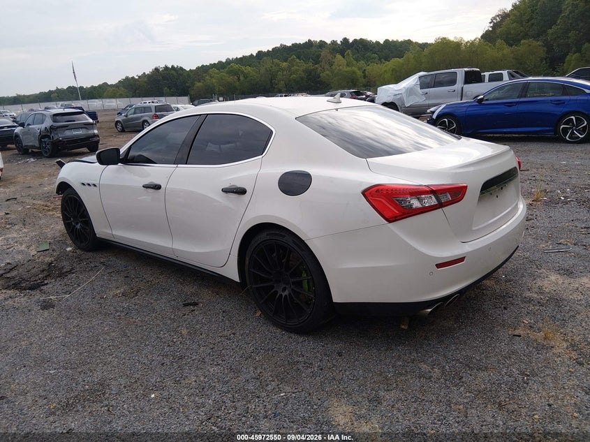 Vin: zam57rslxh1225492, lot: 46471790, maserati ghibli s 20173