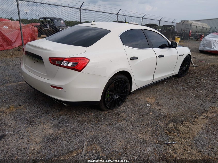 Vin: zam57rslxh1225492, lot: 46471790, maserati ghibli s 20174