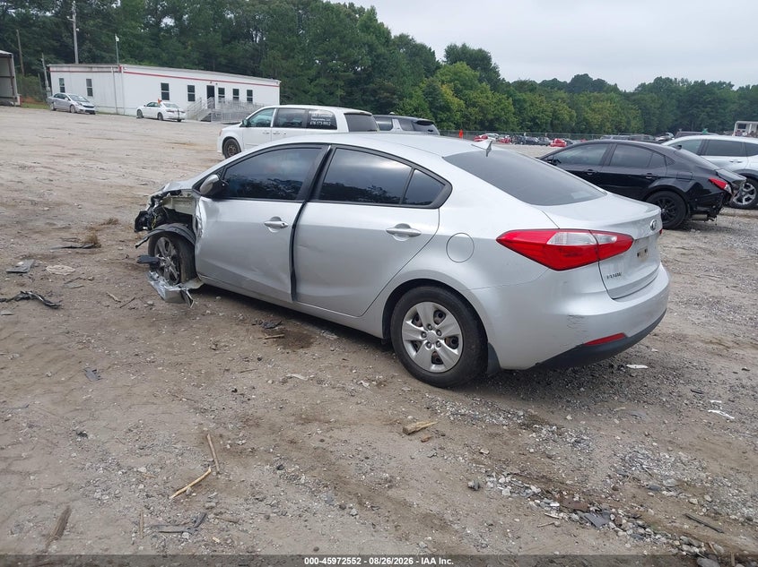 Vin: knafk4a6xf5406553, lot: 46471792, kia forte lx 20153