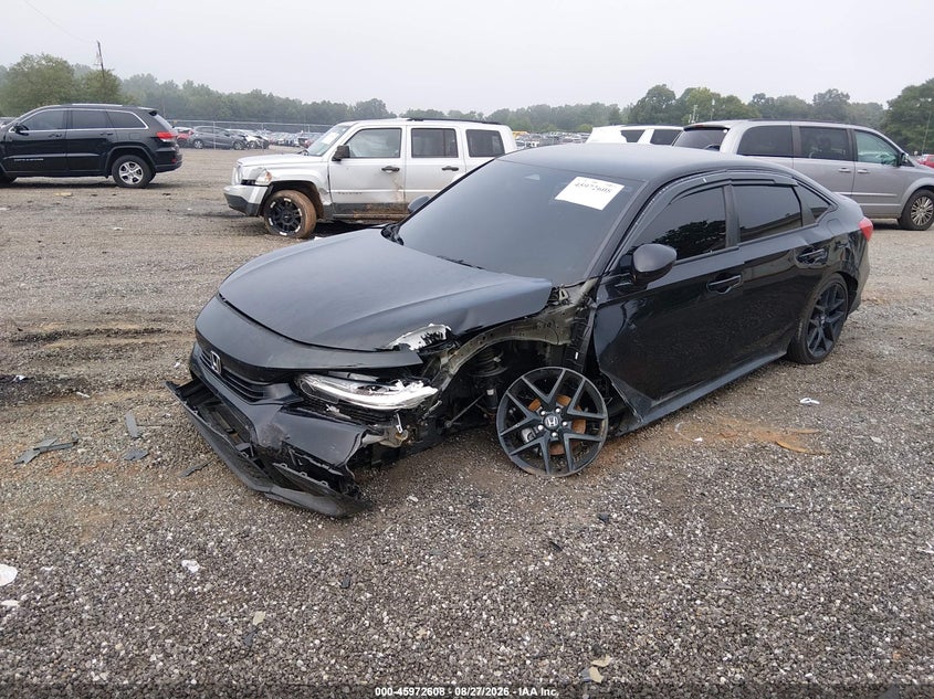2024 Honda Civic, Left & Right Side, IAAI, VIN 2HGFE2F57RH537307 — photo 2