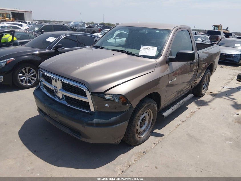 2010 Dodge RAM, Rear, IAAI, VIN 3D7JB1EKXAG128019 — photo 2