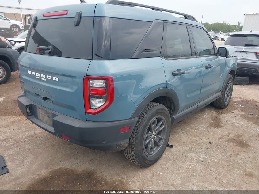 Vin: 3fmcr9b68pre18644, lot: 46471906, ford bronco sport big bend 20234