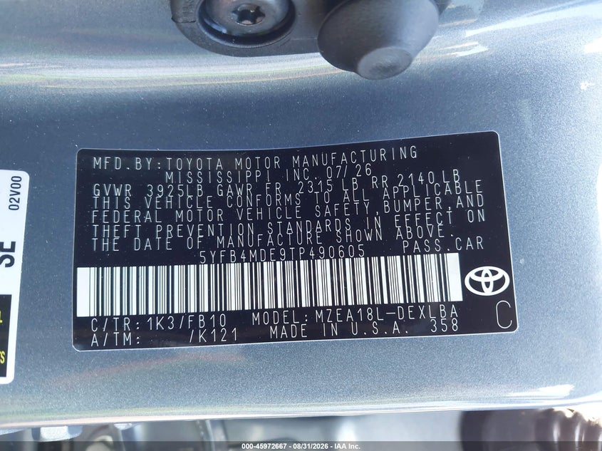 TOYOTA COROLLA - zdjęcie 9
