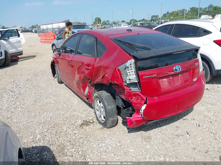 Vin: jtdkn3du0b5351621, lot: 46471936, toyota prius three 20113