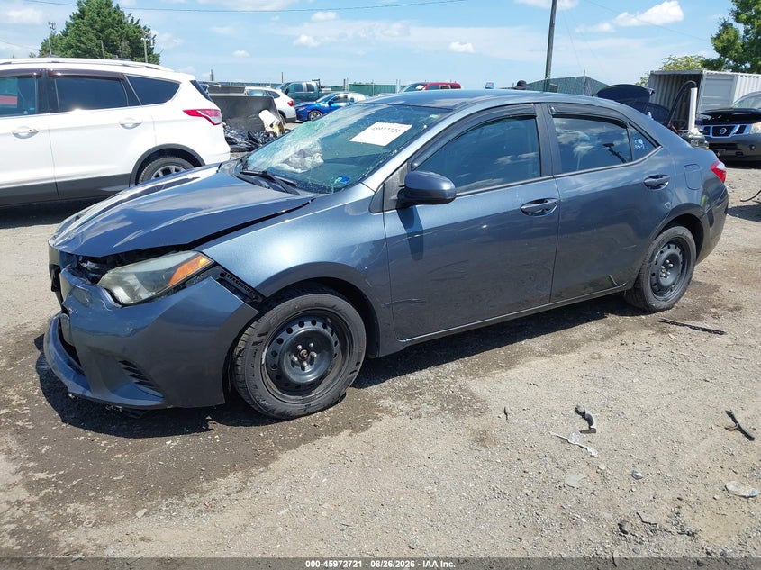 TOYOTA COROLLA 2016 VIN 2T1BURHE5GC661296