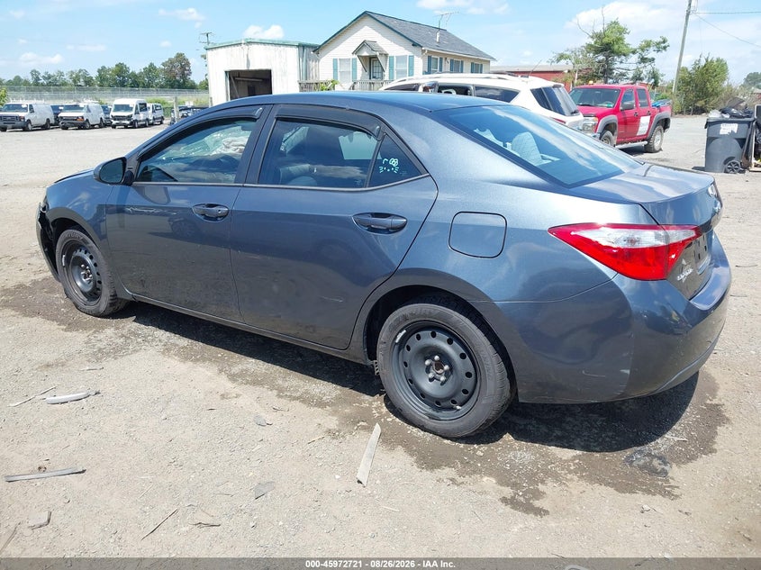 TOYOTA COROLLA 2016 VIN 2T1BURHE5GC661296