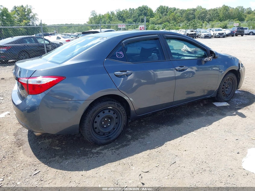 TOYOTA COROLLA 2016 VIN 2T1BURHE5GC661296