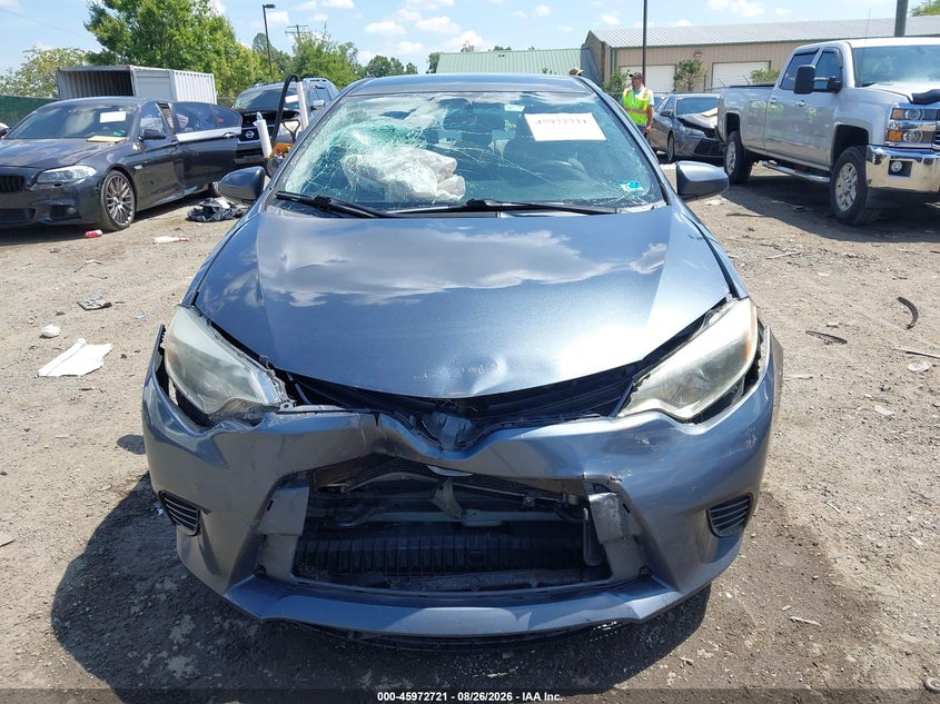 TOYOTA COROLLA 2016 VIN 2T1BURHE5GC661296