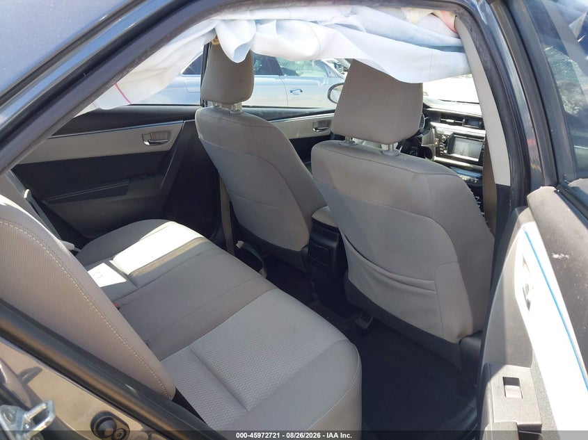 TOYOTA COROLLA 2016 VIN 2T1BURHE5GC661296
