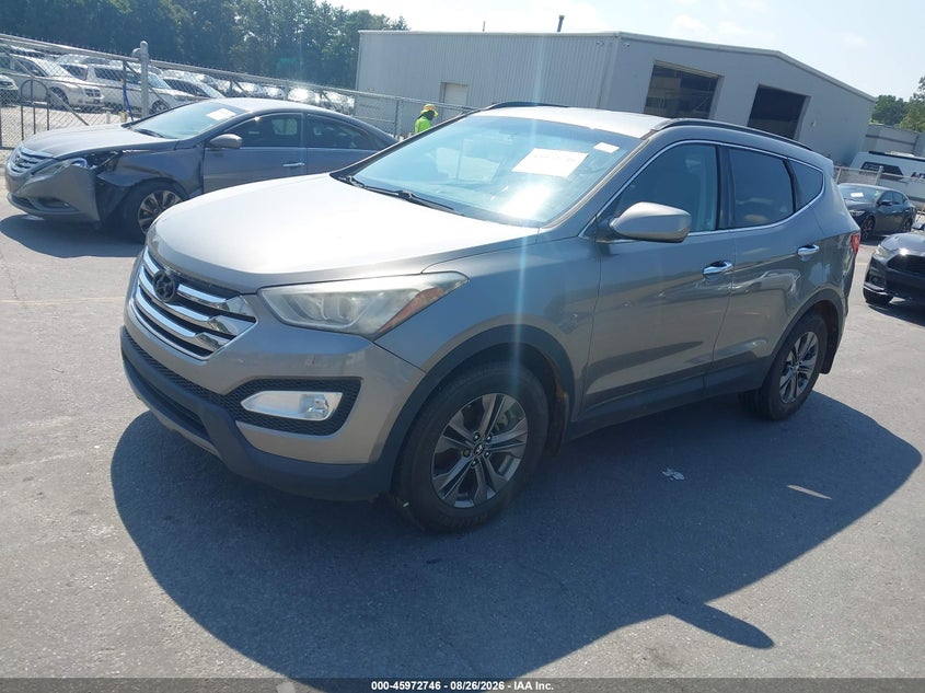 2014 HYUNDAI SANTA FE SPORT UTILITY VEHICLE 2.4L I-4 DI, DOHC, VVT, REGULAR , 190HP