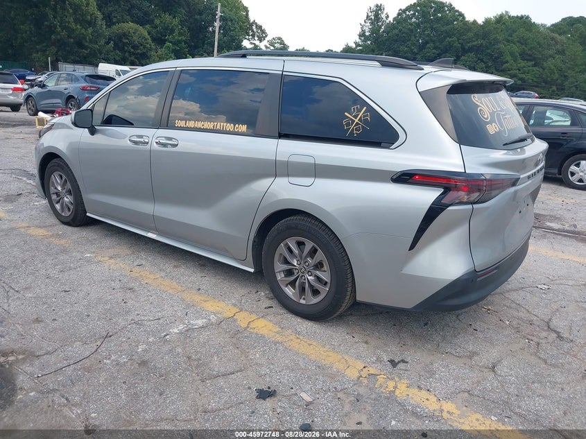 Vin: 5tdyrkec5ps156937, lot: 46471988, toyota sienna xle 20233