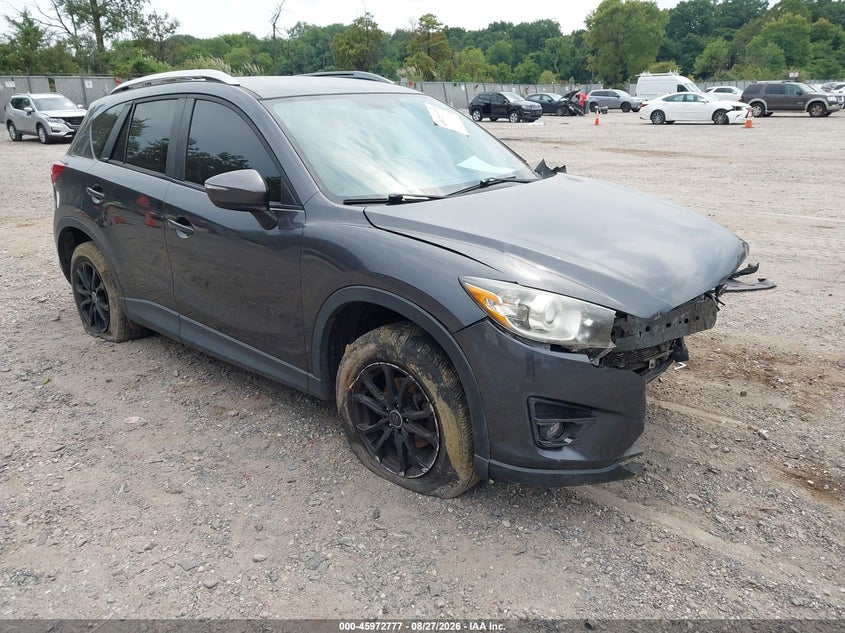 Vin: jm3ke4cy1g0767716, lot: 46472017, mazda cx-5 touring 20161
