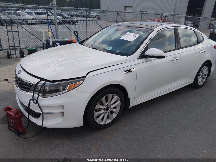2016 Kia Optima, Неизвестно, IAAI, VIN 5XXGU4L34GG033544 — фото 2