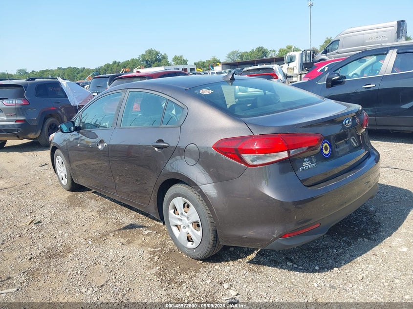 Vin: 3kpfl4a78he076797, lot: 46472040, kia forte lx 20173