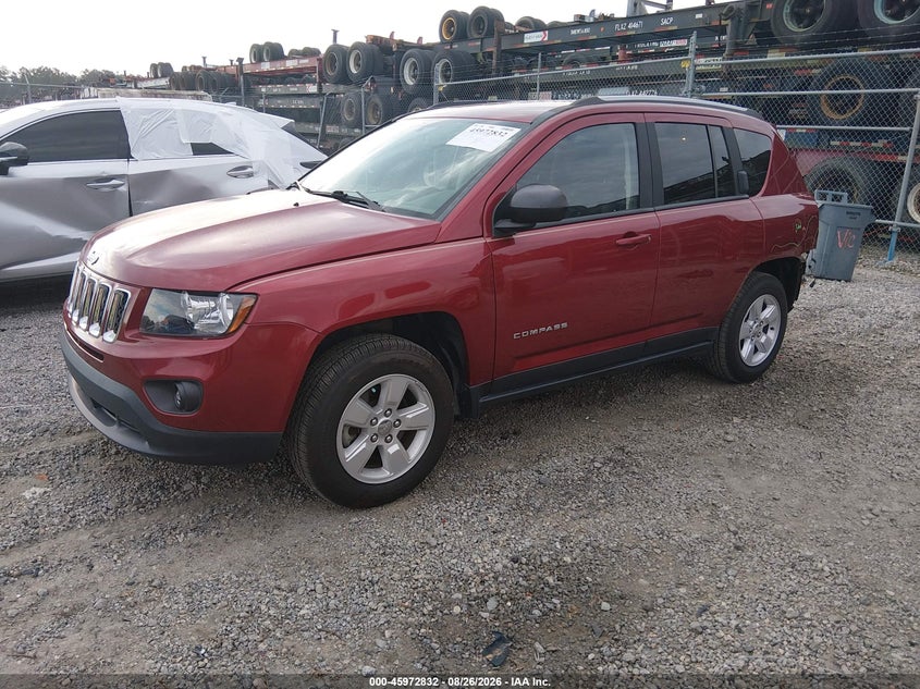 2017 Jeep Compass, Удар сзади, IAAI, VIN 1C4NJCBA5HD118687 — фото 2