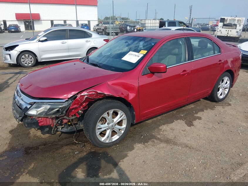Vin: 3fahp0ha1cr321454, lot: 46472079, ford fusion se 20122