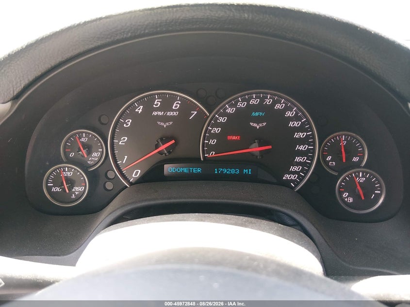 CHEVROLET CORVETTE 2005 VIN 1G1YY24U555122375