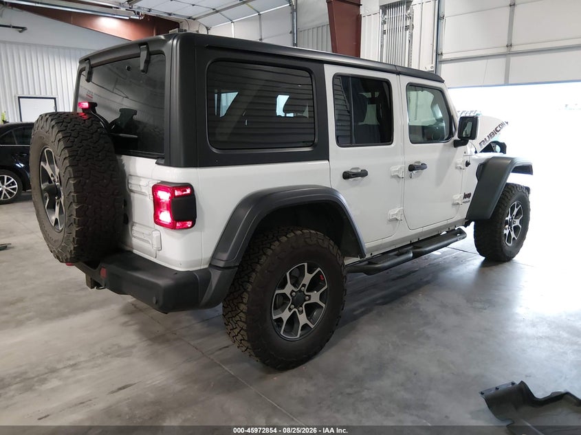 Vin: 1c4hjxfg6lw212657, lot: 46472094, jeep wrangler unlimited rubicon 4x4 20204