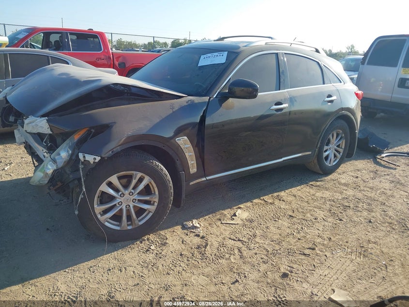 2011 Infiniti FX, Front End, IAAI, VIN JN8AS1MW5BM734023 — photo 2