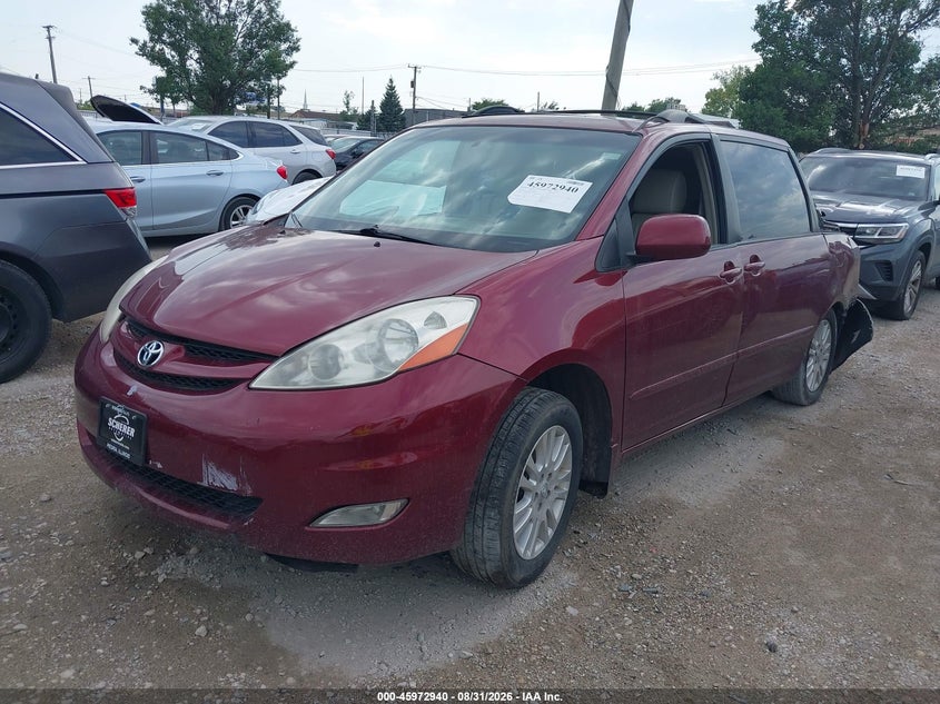 2010 Toyota Sienna, Стихія, IAAI, VIN 5TDYK4CC1AS298857 — фото 2