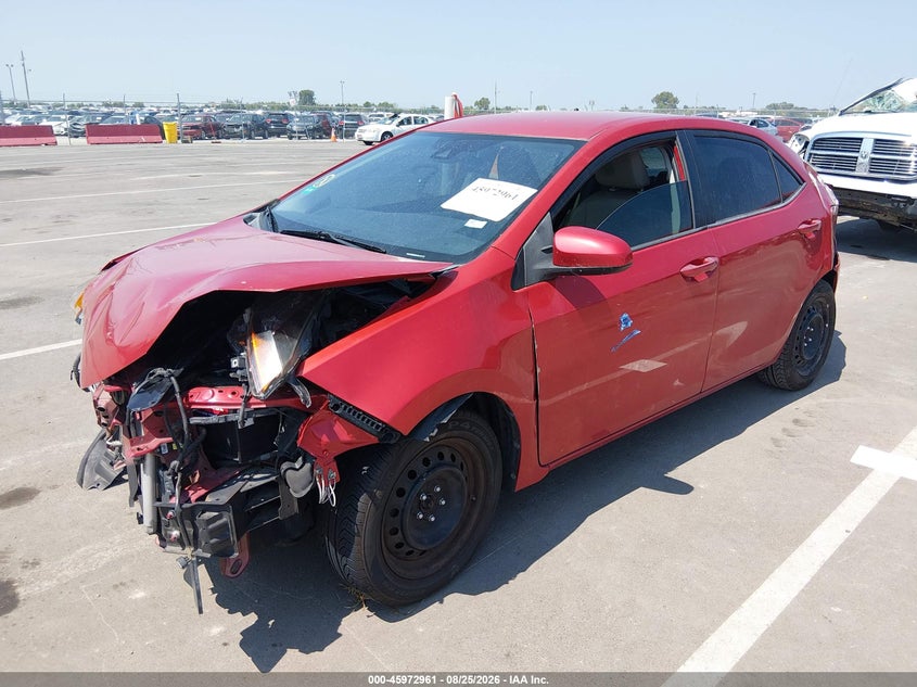 2018 Toyota Corolla, Front End, IAAI, VIN 5YFBURHE1JP834710 — photo 2