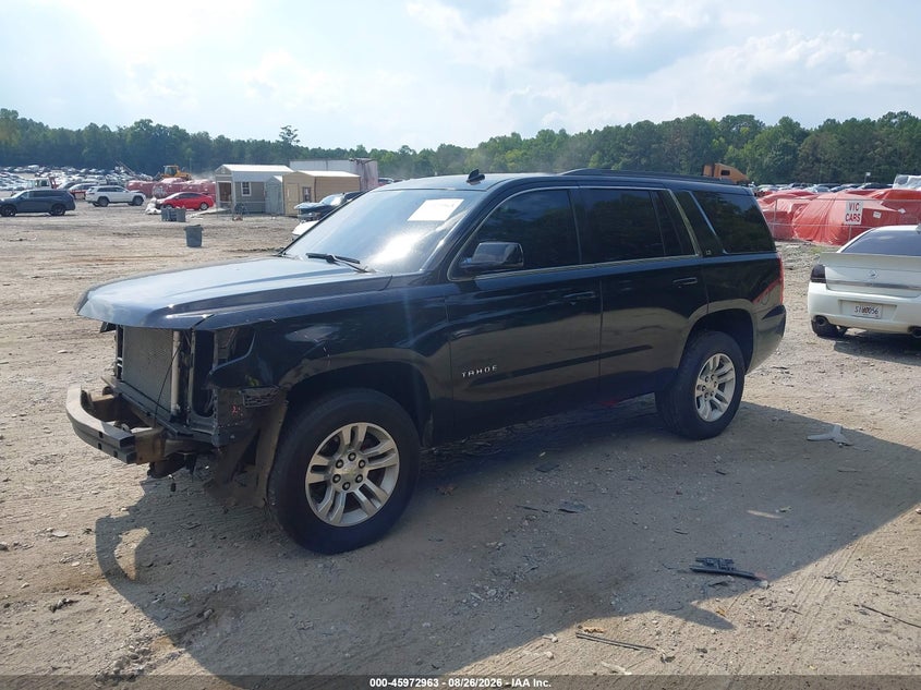2015 Chevrolet Tahoe, Удар спереду, IAAI, VIN 1GNSCAKC0FR239363 — фото 2