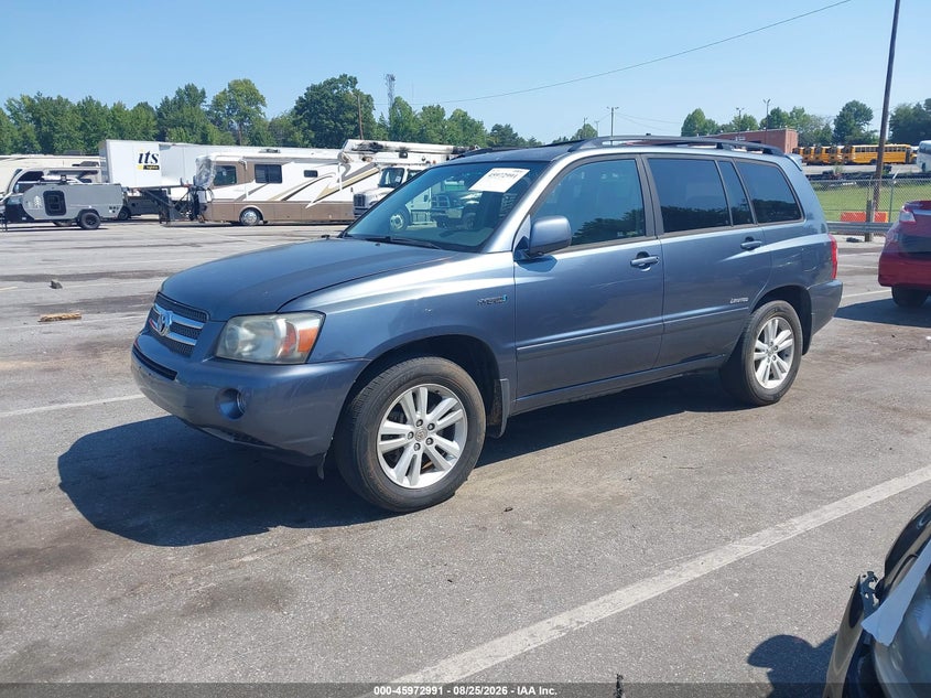 2006 Toyota Highlander, Front End, IAAI, VIN JTEDW21A460012143 — photo 2
