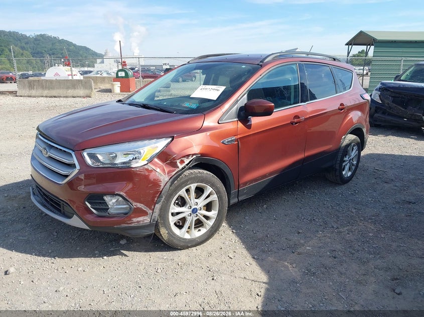2018 Ford Escape, Front & Rear, IAAI, VIN 1FMCU9GD2JUA50578 — photo 2