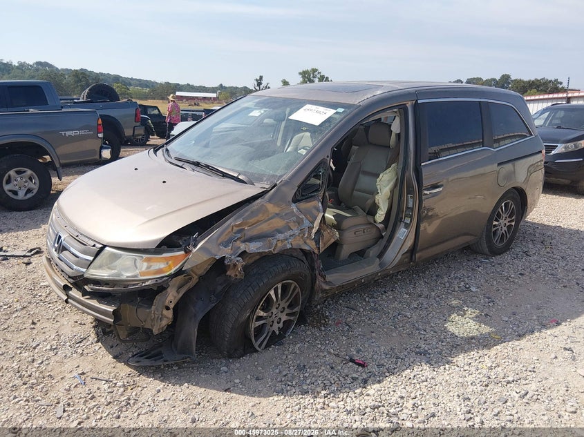 Vin: 5fnrl5h63db015684, lot: 46472265, honda odyssey ex-l 20132