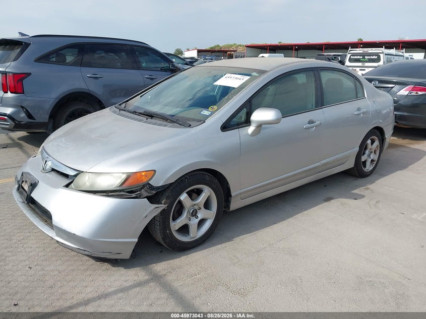 2006 Honda Civic, Звичайний знос, IAAI, VIN 1HGFA16536L106581 — фото 2