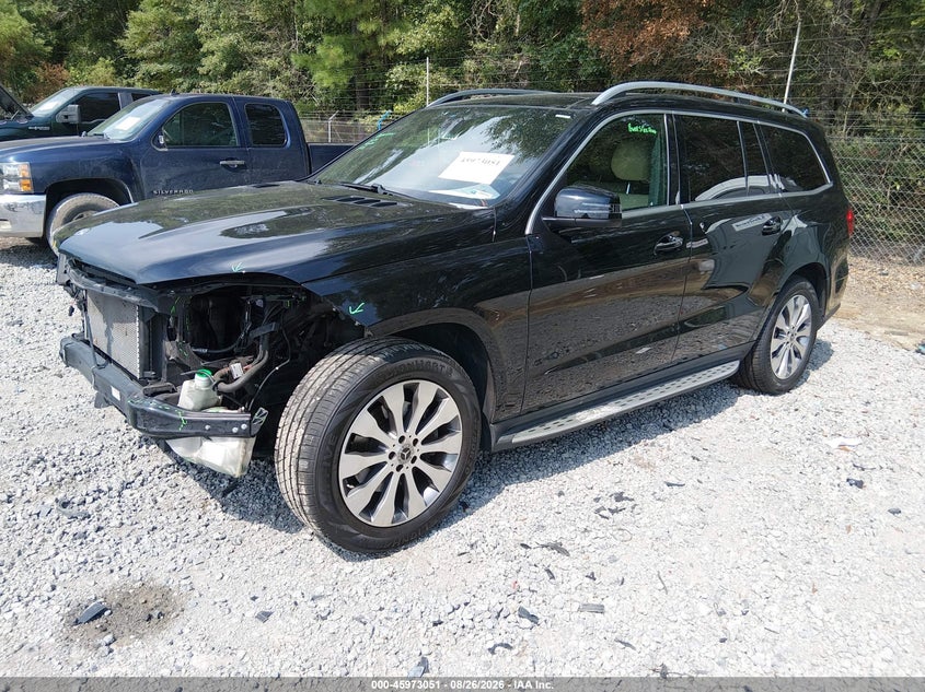 2018 Mercedes-Benz Gls 450 4Matic, Удар спереди, IAAI, VIN 4JGDF6EE2JB156467 — фото 2