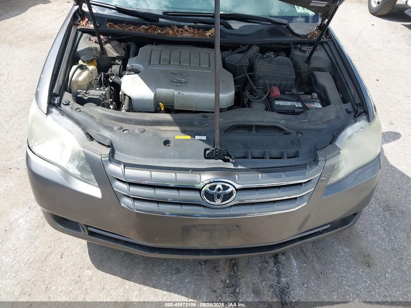 TOYOTA AVALON 2005 VIN 4T1BK36B55U062180