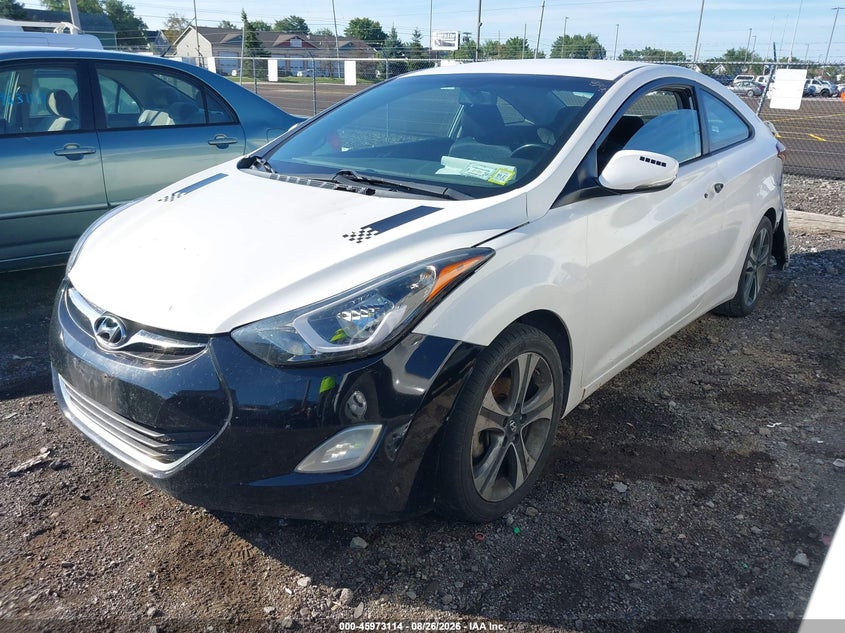 2014 Hyundai Elantra, Правый зад, IAAI, VIN KMHDH6AH0EU027700 — фото 2
