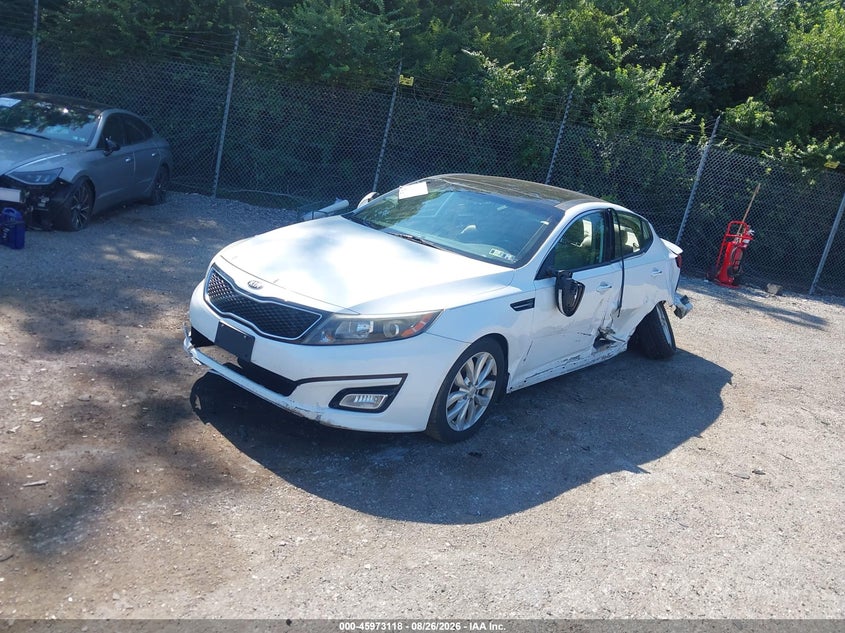 2015 Kia Optima, Rear, IAAI, VIN 5XXGN4A78FG421832 — photo 2