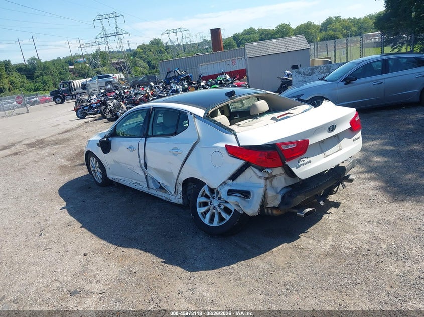 2015 KIA OPTIMA SEDAN 2.4L I-4 DI, DOHC, VVT, REGULAR , 192HP