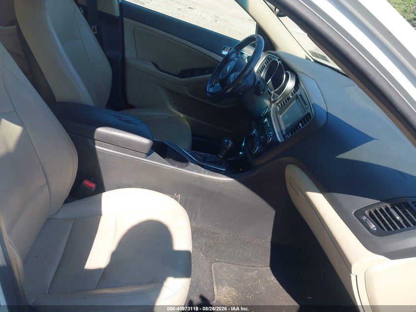 2015 KIA OPTIMA SEDAN 2.4L I-4 DI, DOHC, VVT, REGULAR , 192HP
