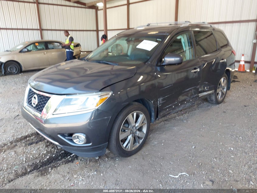 2013 Nissan Pathfinder, Левый бок, IAAI, VIN 5N1AR2MN3DC642501 — фото 2