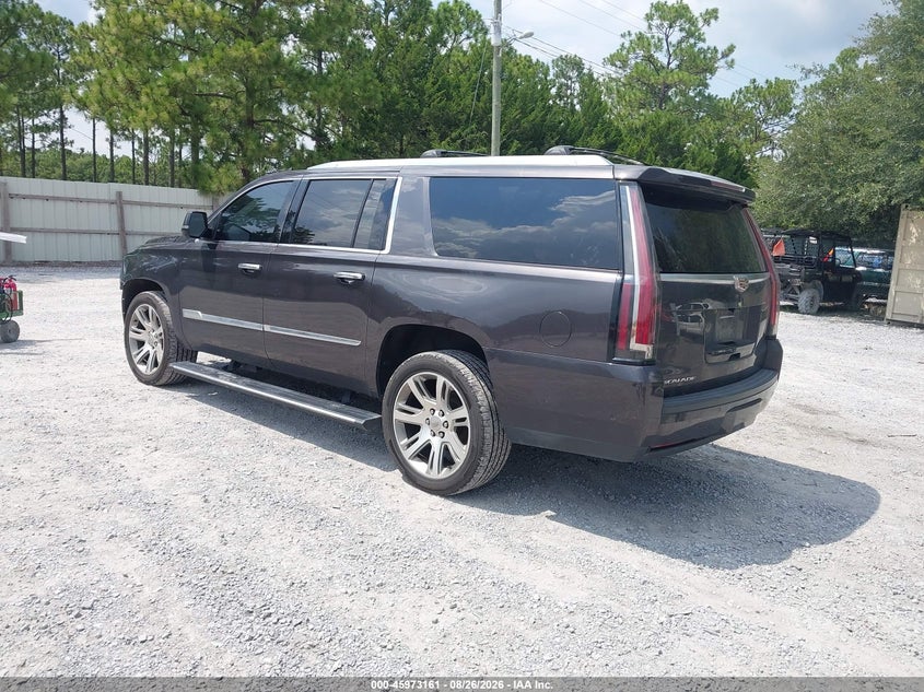 Vin: 1gys4jkjxhr266278, lot: 46472401, cadillac escalade esv premium luxury 20173